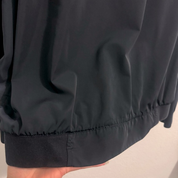 Nordstrom Navy Windbreaker Jacket with Stand-Up Collar - Picture 14 of 15